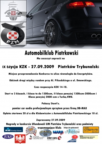 Zrcznociowy Konkurs Kierowcw (27 wrzenia 2009)