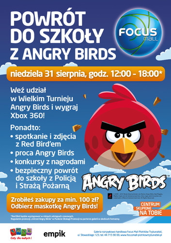 Powrt do szkoy z Angry Birds