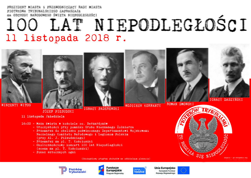 Obchody 100-lecia odzyskania niepodlegoci w Piotrkowie i regionie