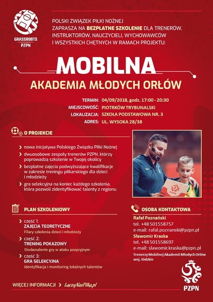 Mobilna Akademia Młodych Orłów po raz kolejny w Piotrkowie