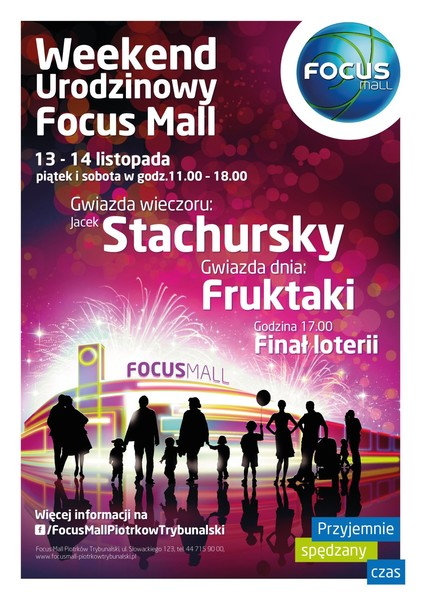 Dwudniowa impreza urodzinowa i Jacek Stachursky w Focus Mall