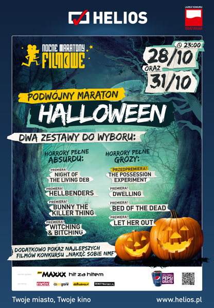 Podwjny maraton Halloween w kinie Helios [konkurs!]