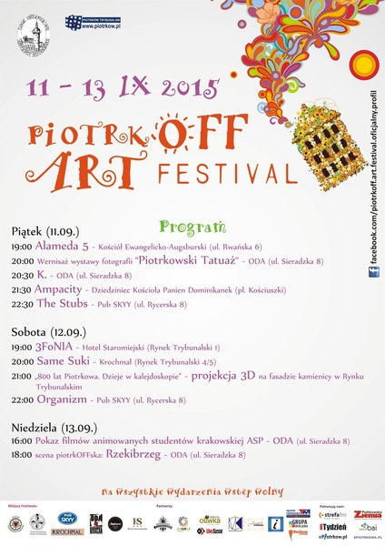 PiotrkOFF Art Festival 2015 coraz bliej 