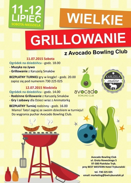 Wielki Grillowanie z Avocado Bowling Club!