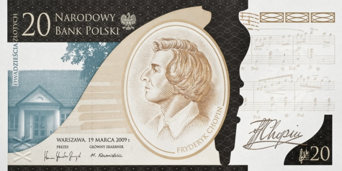 Konkurs Strefy FM i NBP: Banknoty z Chopinem 