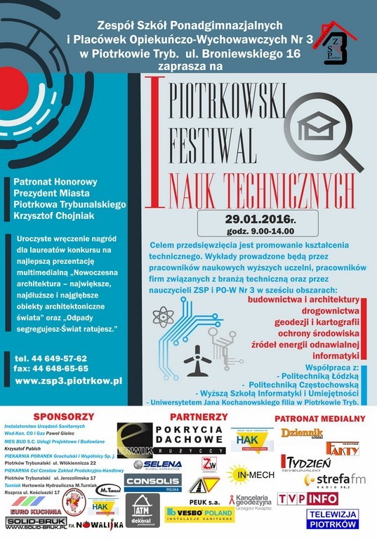 I Piotrkowski Festiwal Nauk Technicznych