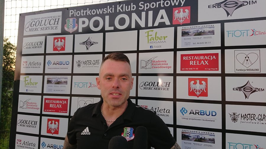Trener polonistw Robert Grzesiuk liczy na to, e za tydzie jego zesp przypiecztuje awans. Fot.: K. Budny.