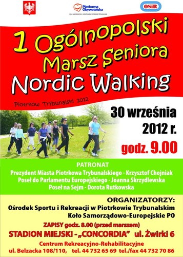 I Oglnopolski Marsz Seniora Nordic Walking