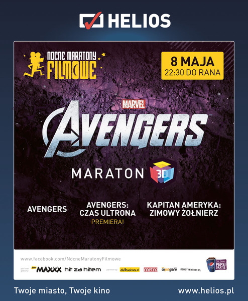 Nocny Maraton Filmowy Avengers